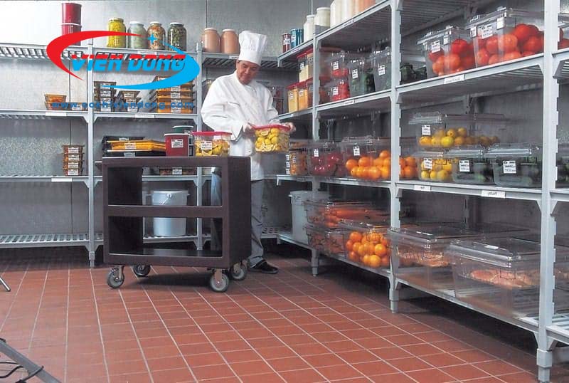 hệ thống bếp nhà hàng khu nấu chính khu bảo quản