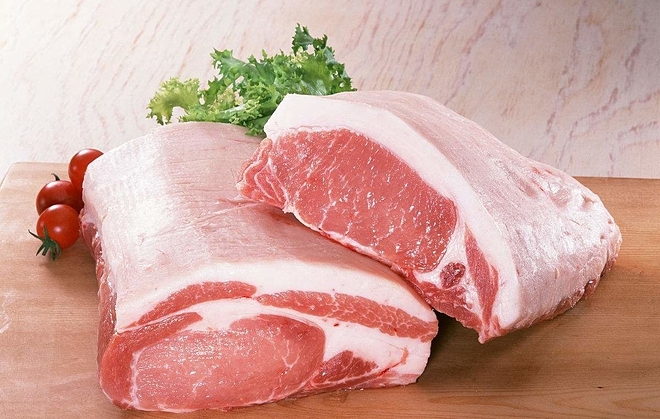 Xay các loại phần thịt lợn