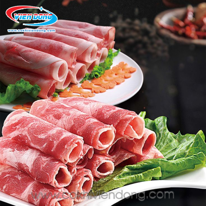 giá máy cắt thịt đông lạnh